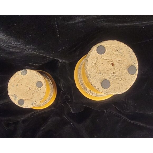 Vintage Chalice Candle Holders with a Greek Key Pattern - Picture 8 of 16